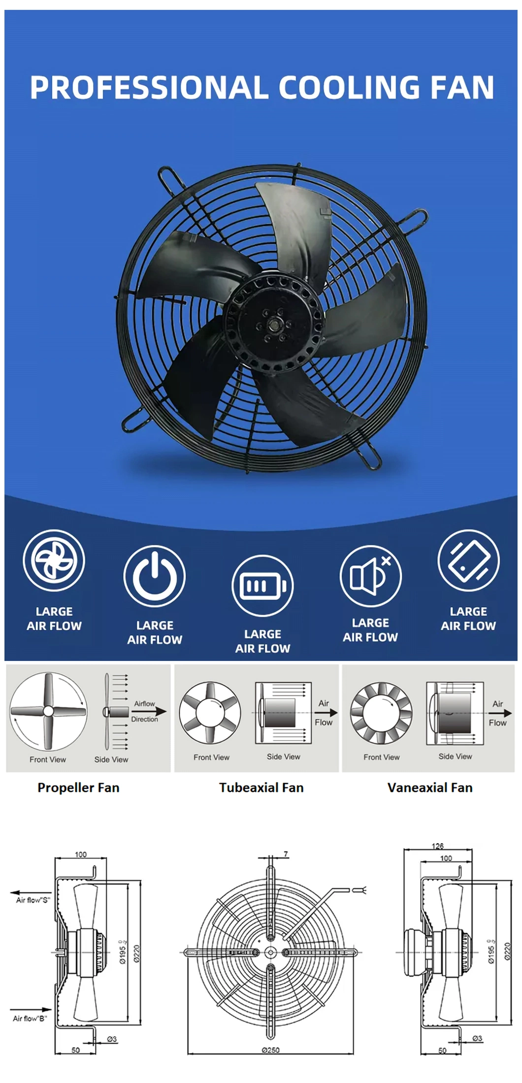 Jimee Motor Snow Removing Blower China Didw Forward Curved Fan Manufacturer DC Electric Current Jm17055b2hl 172*150*55mm AC Axial Blowers for Air Cooling System