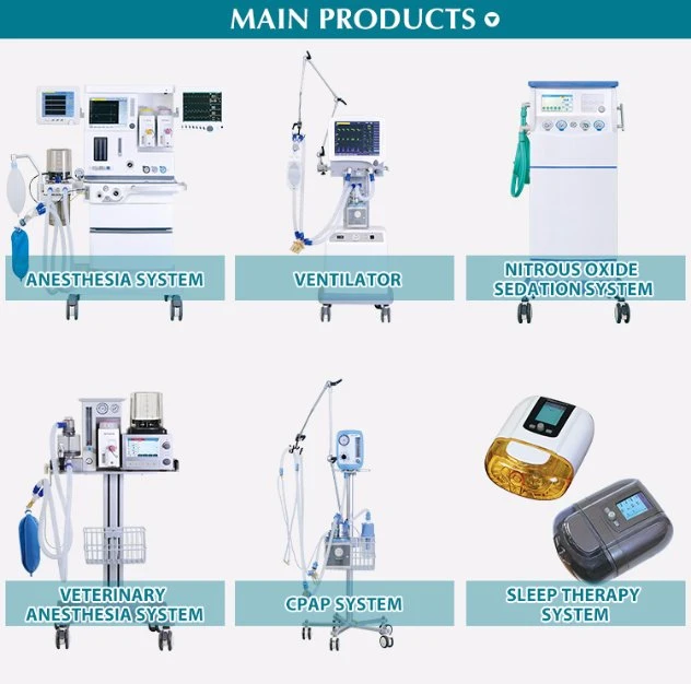 China Superstar S1100 Portable ICU Ventilator for Hospital